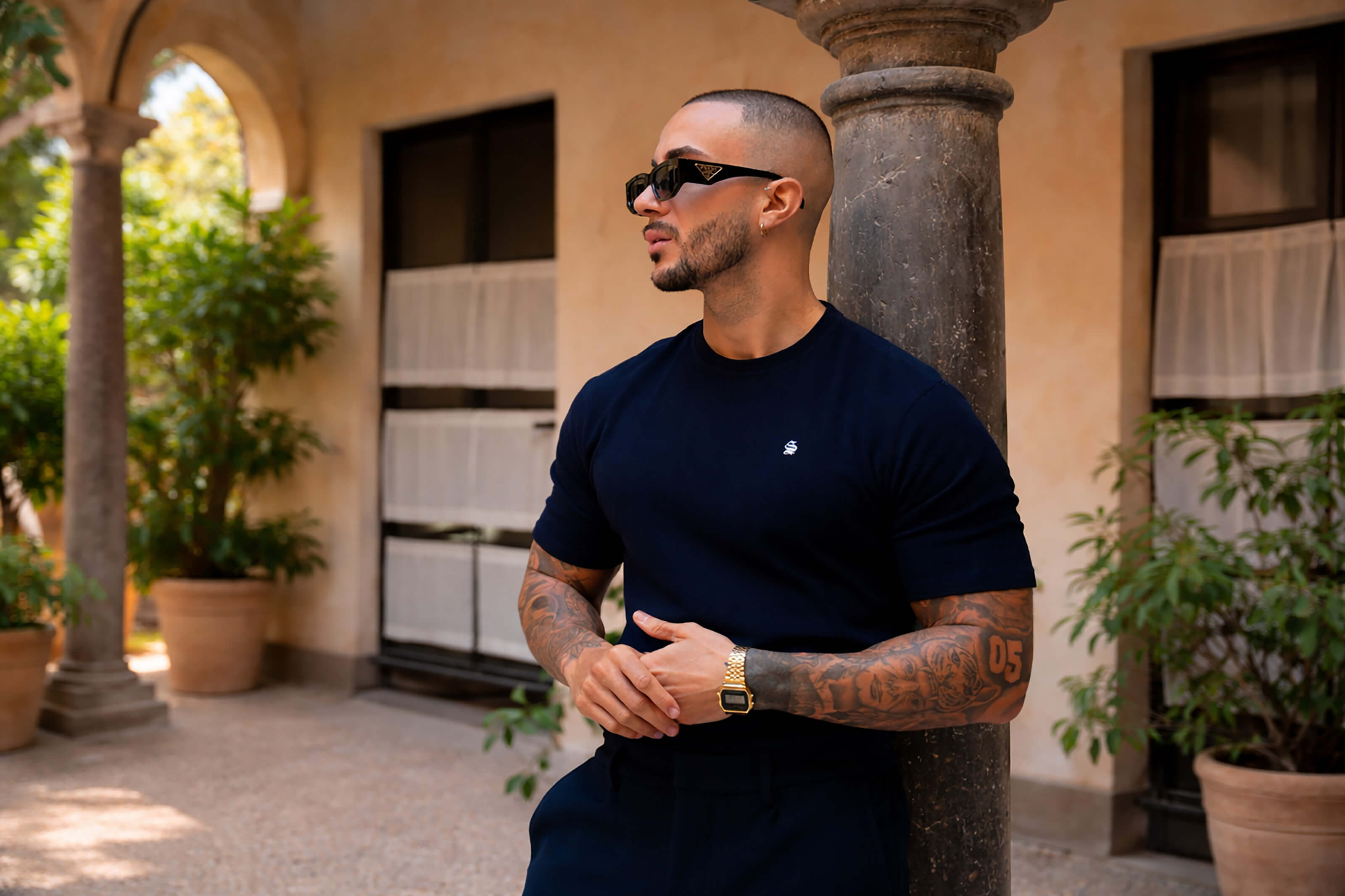 Men’s Luxe Knit T-Shirts | Premium Fit & Texture