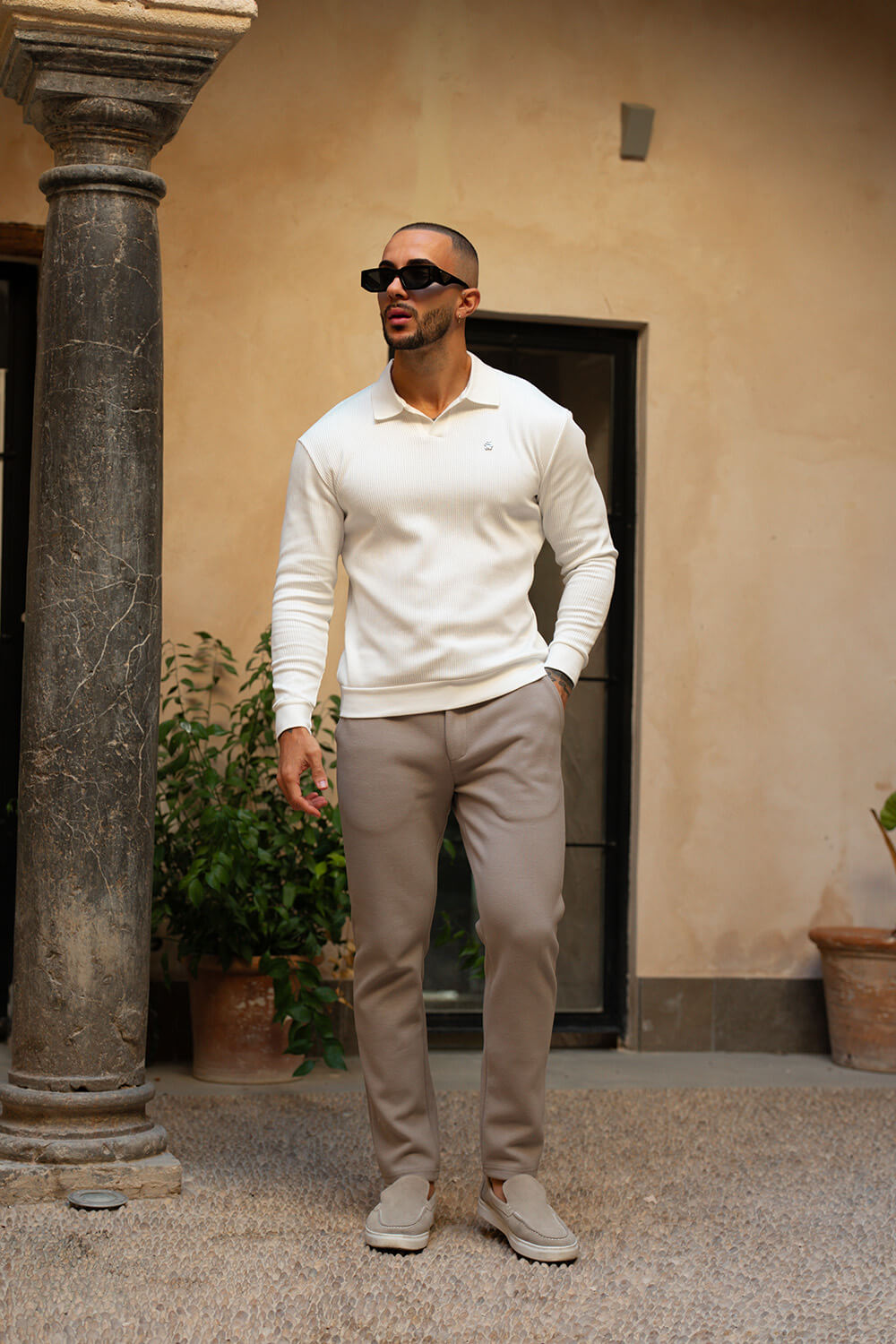 Milano Knit Trousers - Grey