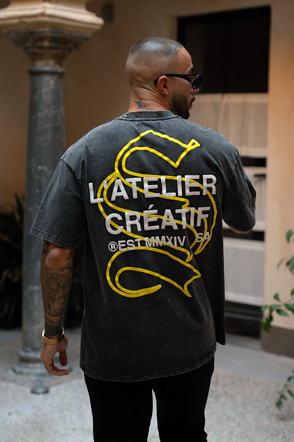 Atelier Creatif Tee - Acid Grey