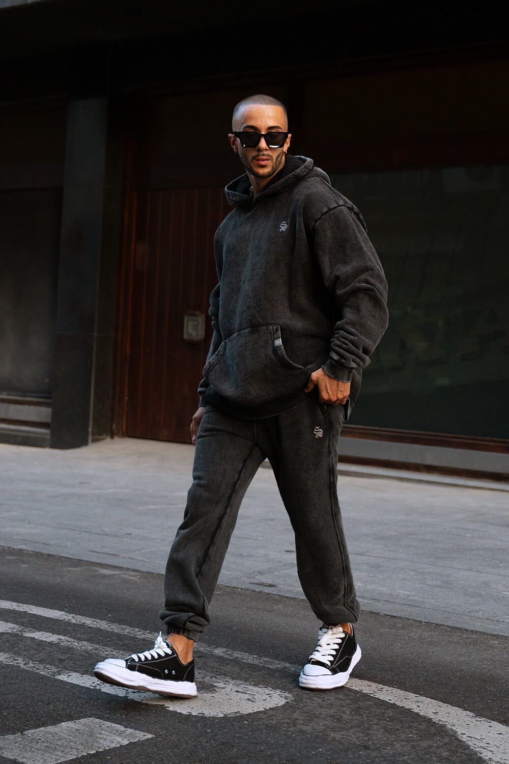 Core Luxe Joggers - Acid Grey