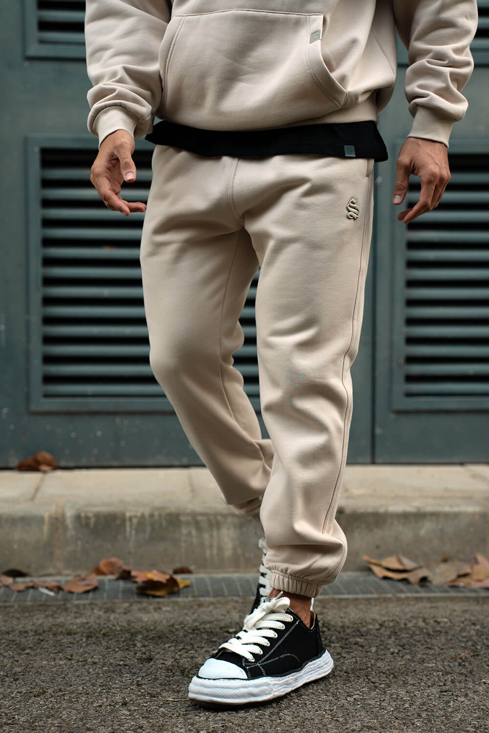 Core Luxe Joggers - Beige
