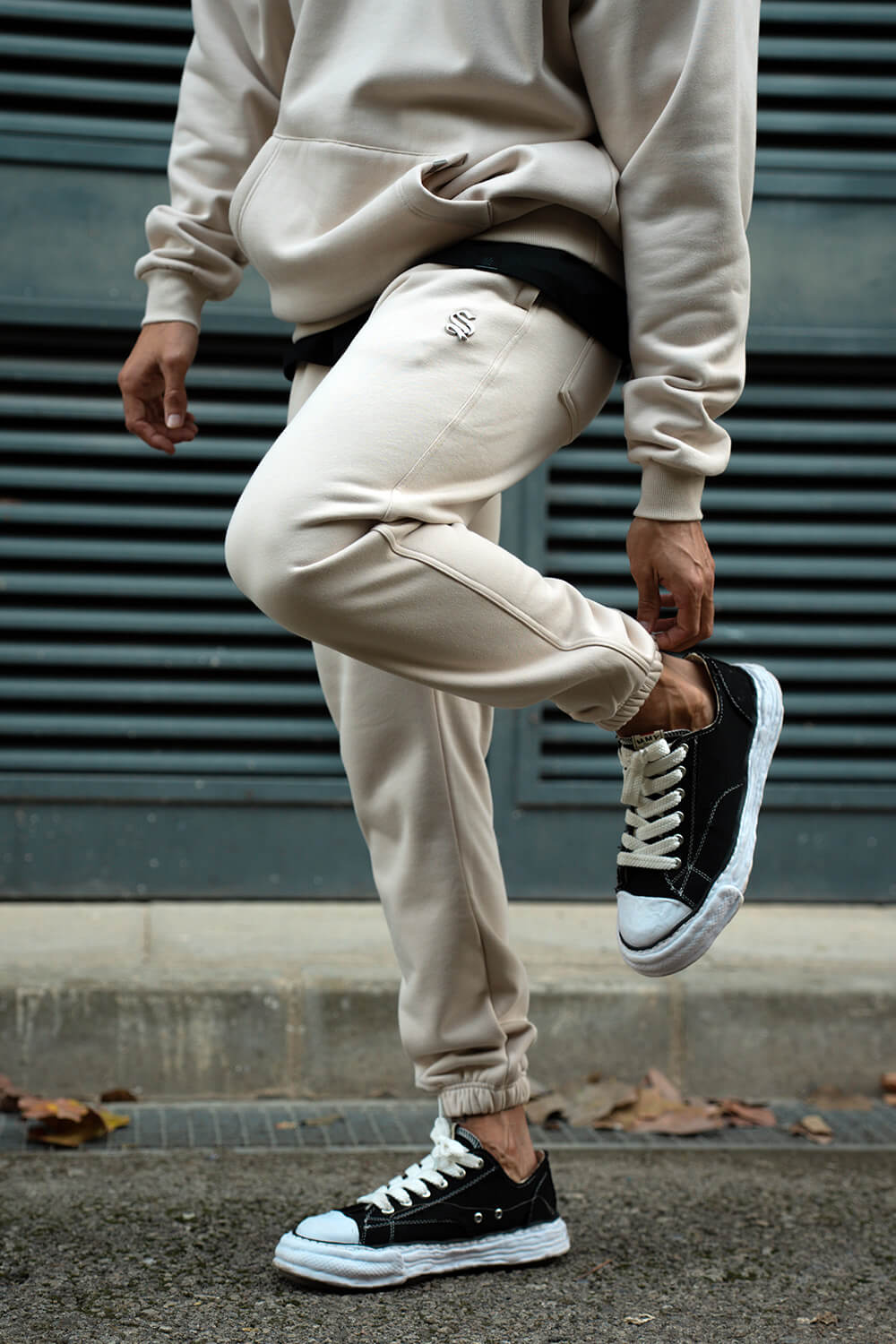 Core Luxe Joggers - Beige