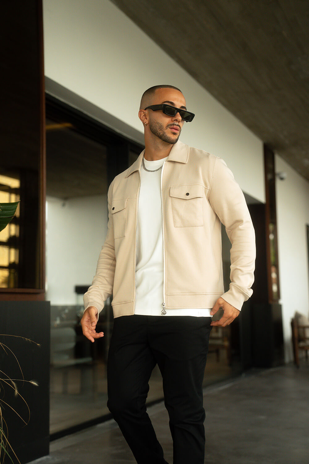 Mercer Overshirt - Beige