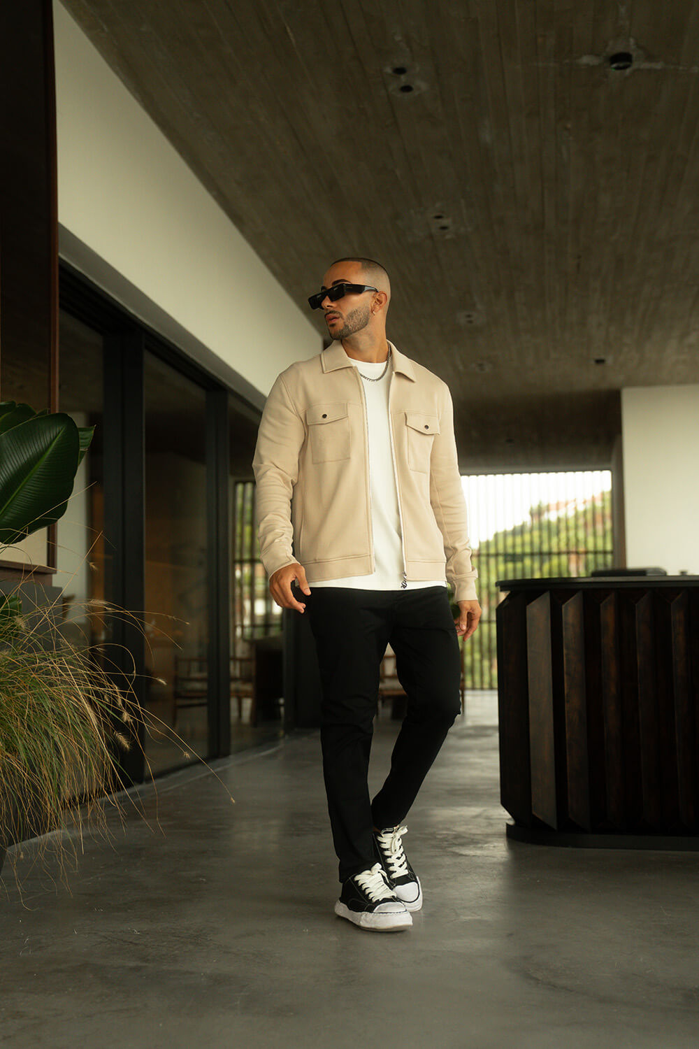 Mercer Overshirt - Beige