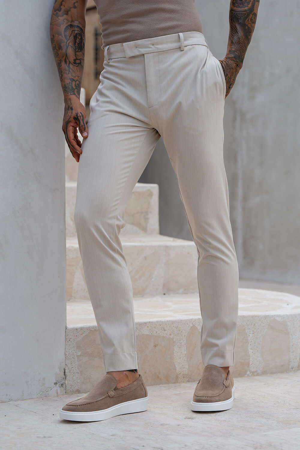 Pantalones Ravello - Beige