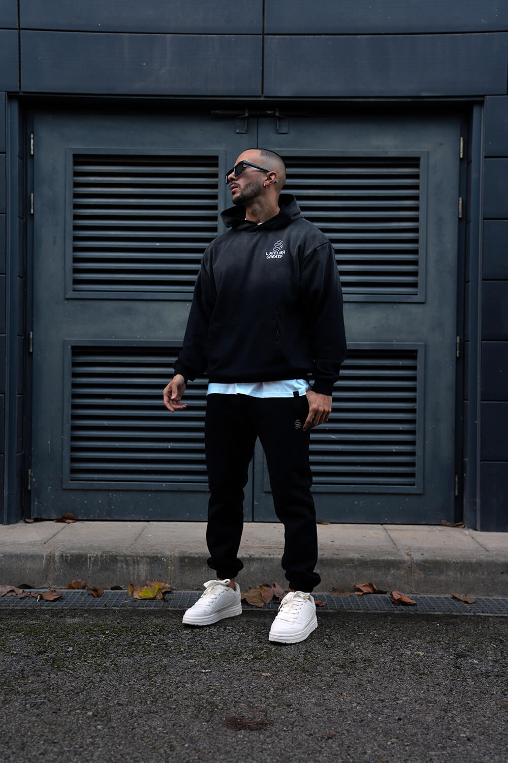 Atelier Acid Fade Hoodie - Black