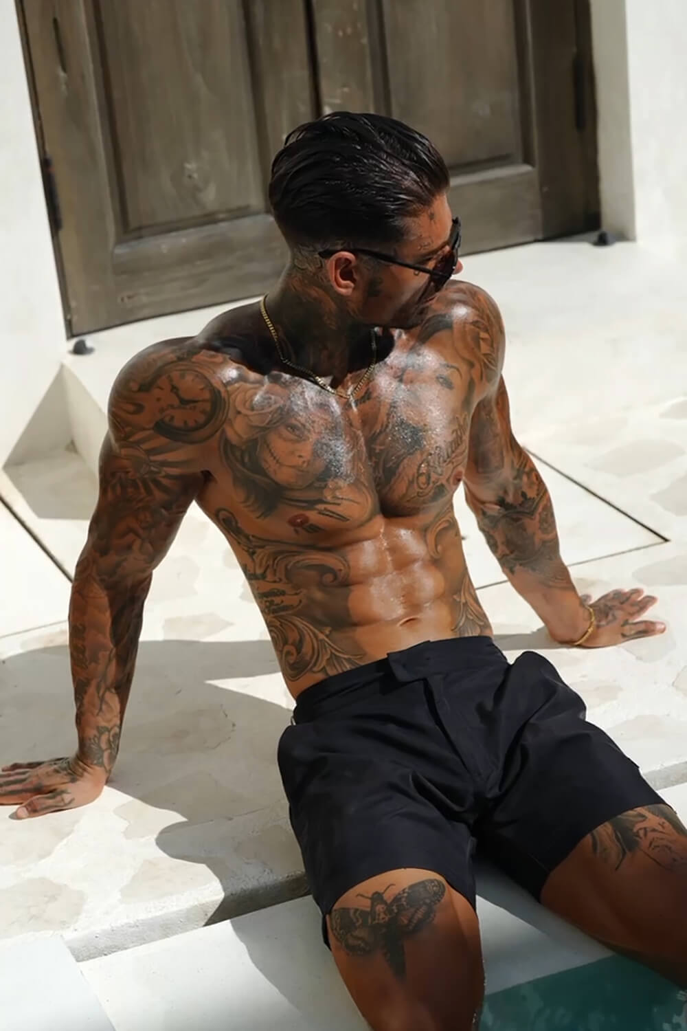 Amalfi Badehose - Schwarz