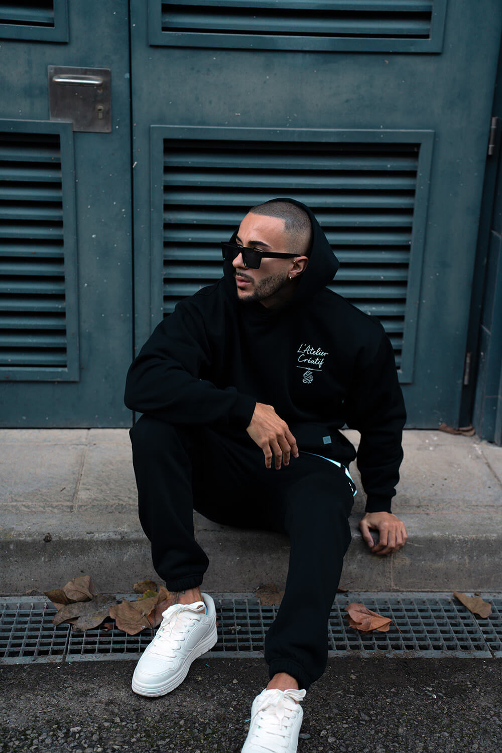 Atelier Script Hoodie - Black