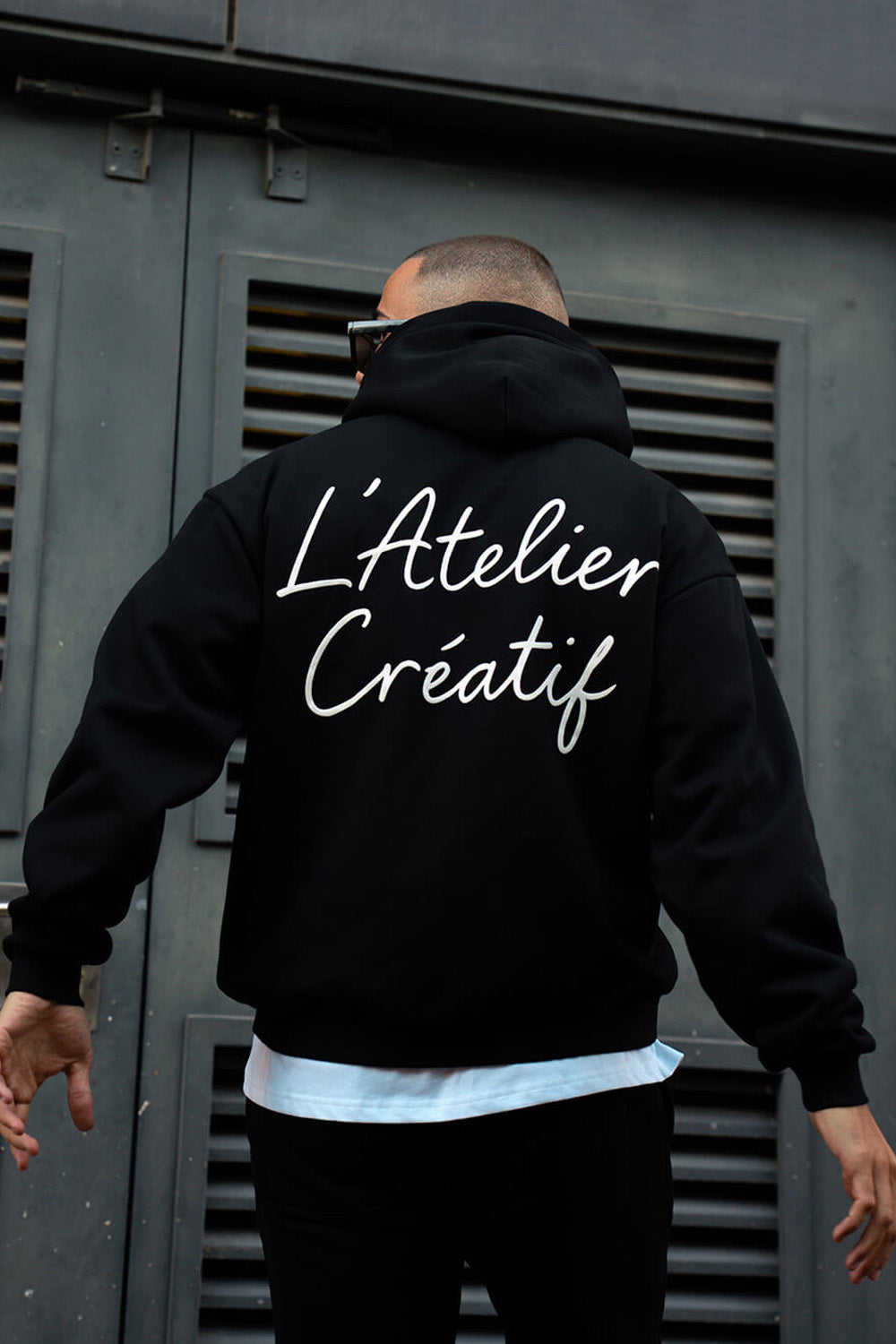Atelier Script Hoodie - Black