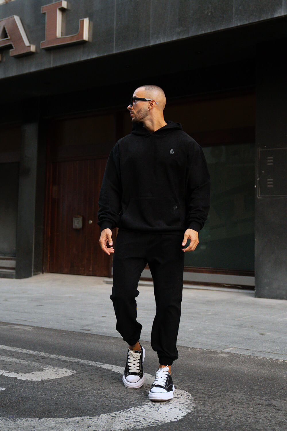 Brushed Luxe Hoodie - Black