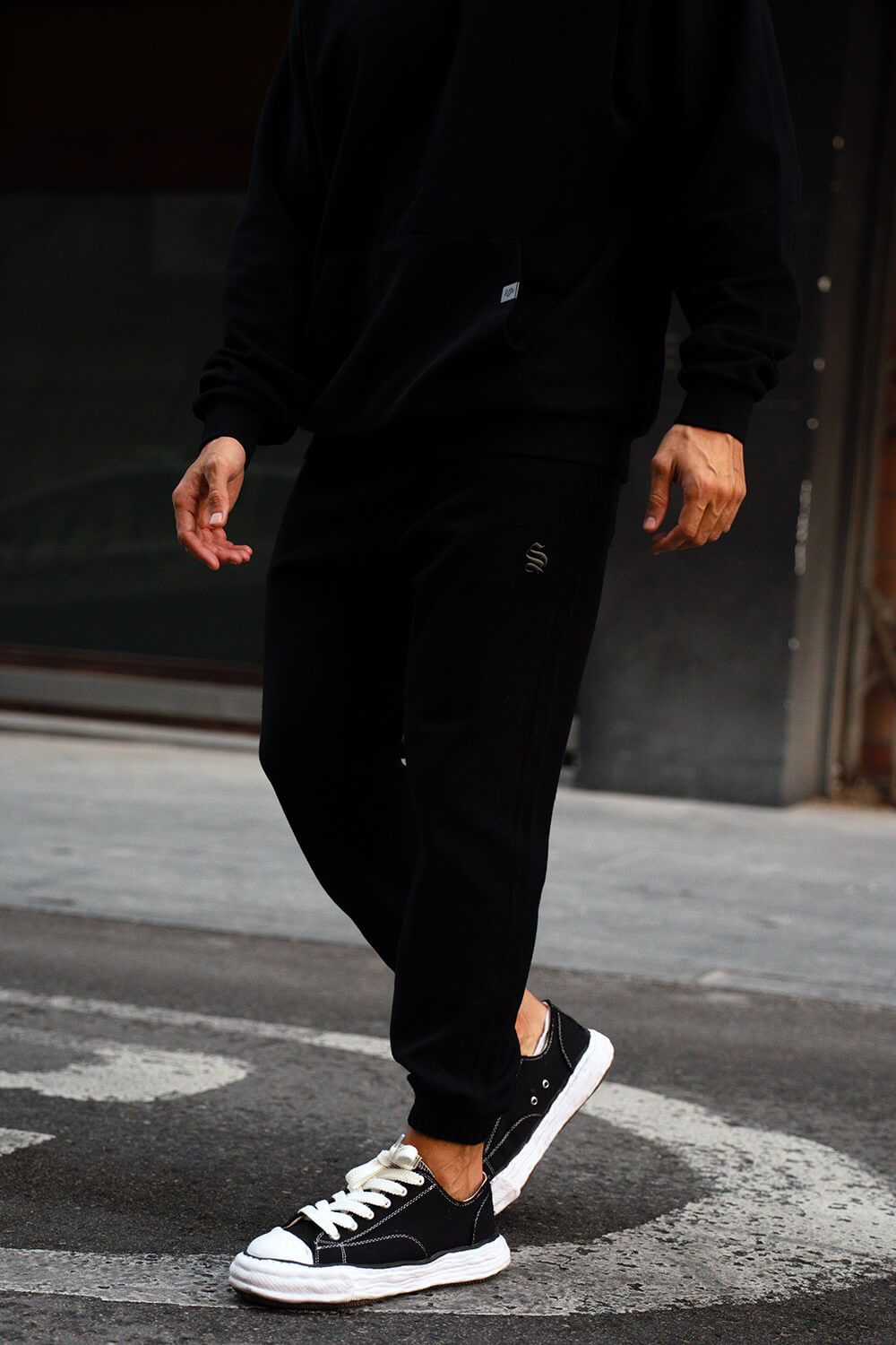 Brushed Luxe Joggers - Black