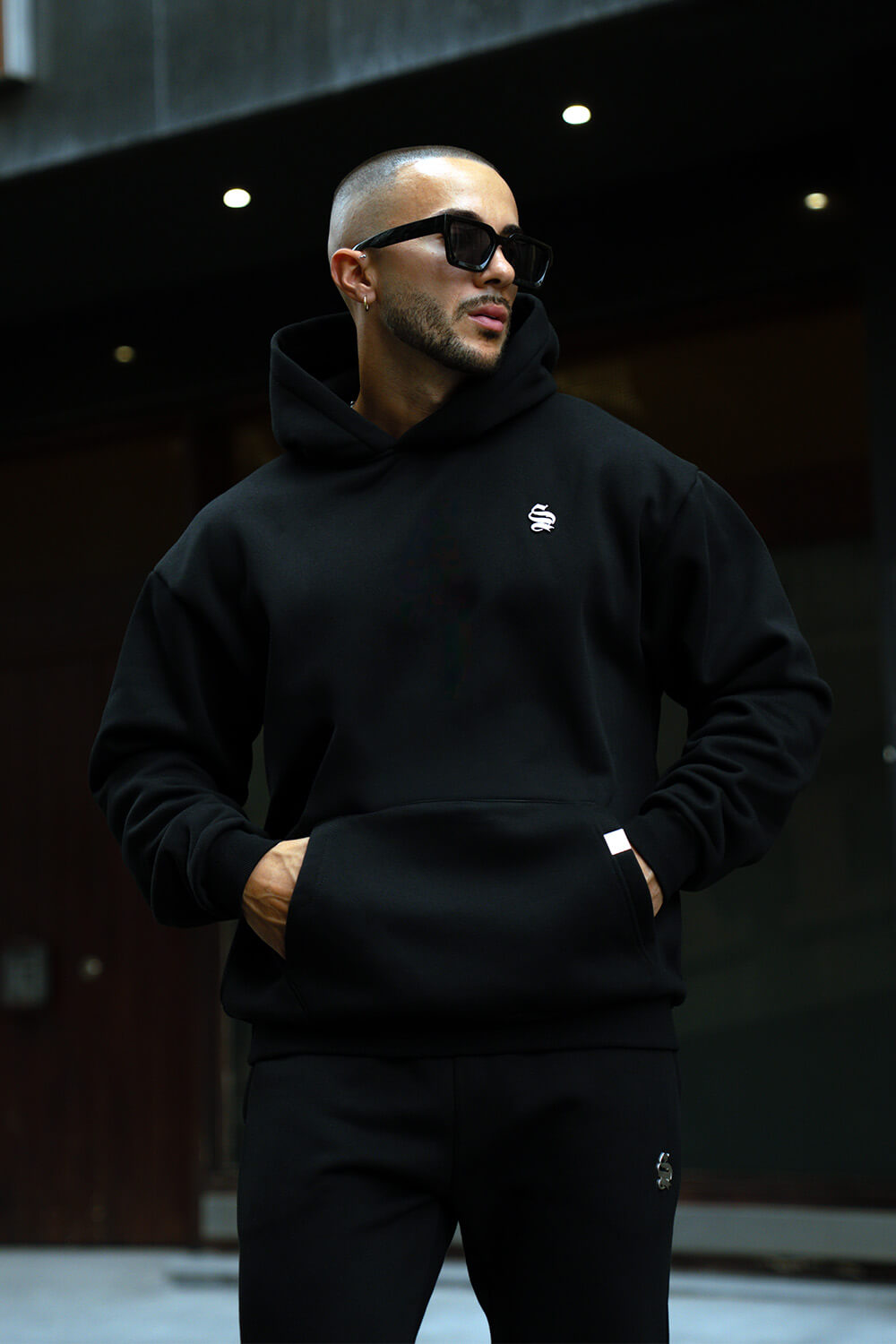 Core Luxe Hoodie - Black