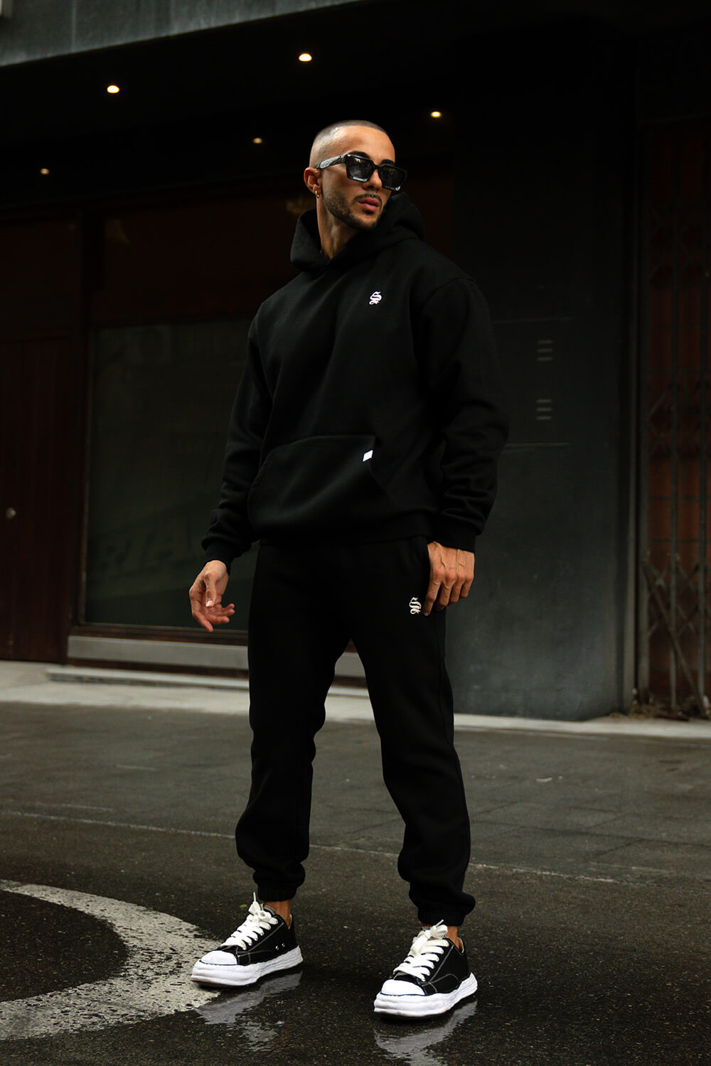 Core Luxe Hoodie - Black