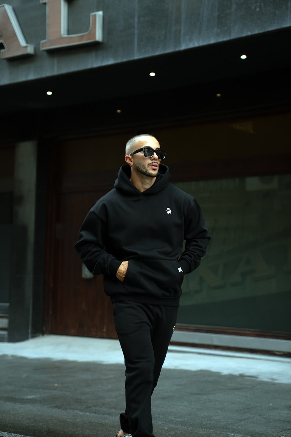 Core Luxe Hoodie - Black