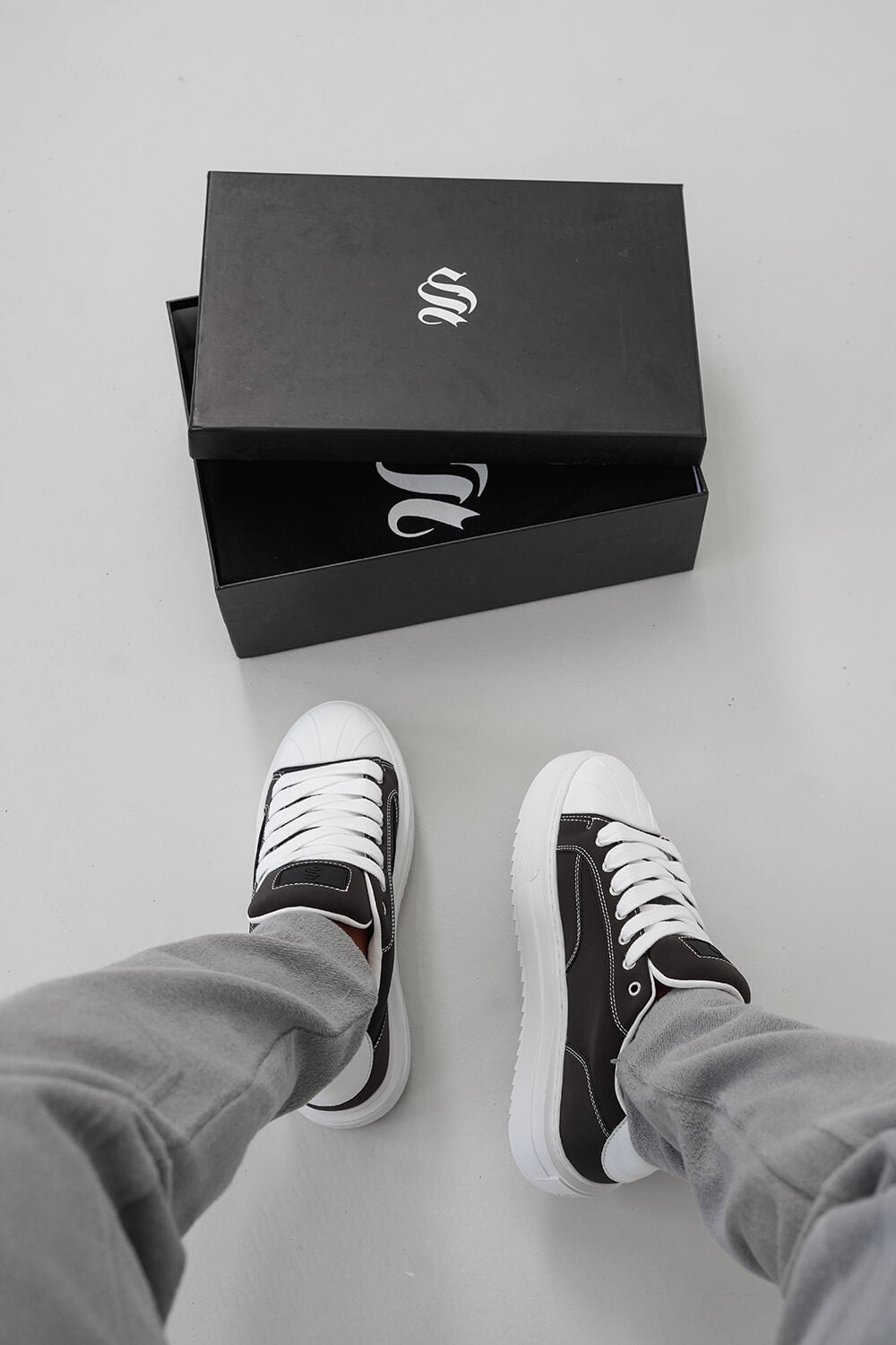 Onyx-Sneaker – Schwarz/Weiß