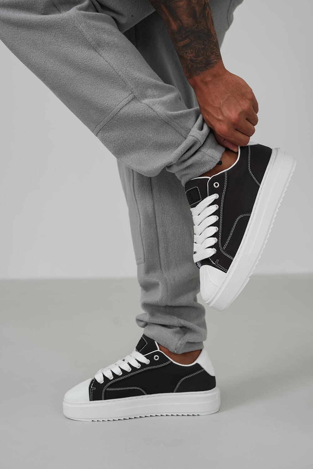 Onyx-Sneaker – Schwarz/Weiß