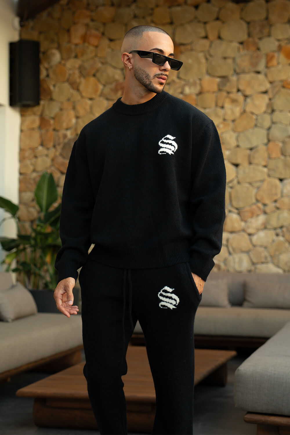 Palais Knitted Sweater - Black