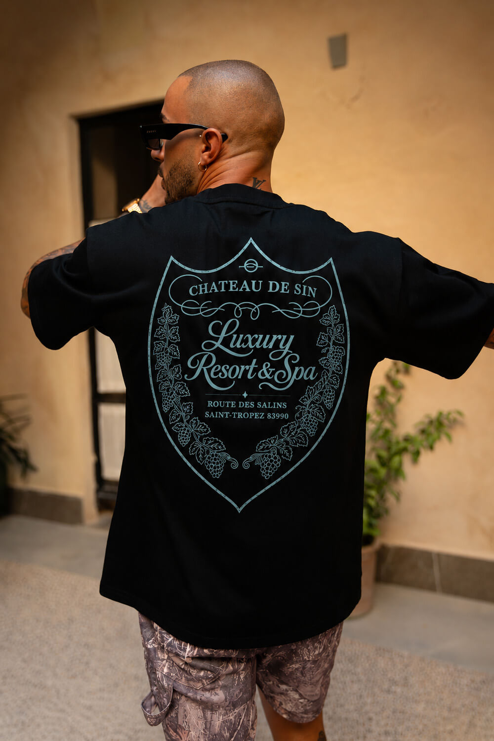 Resort Crest Tee - Black