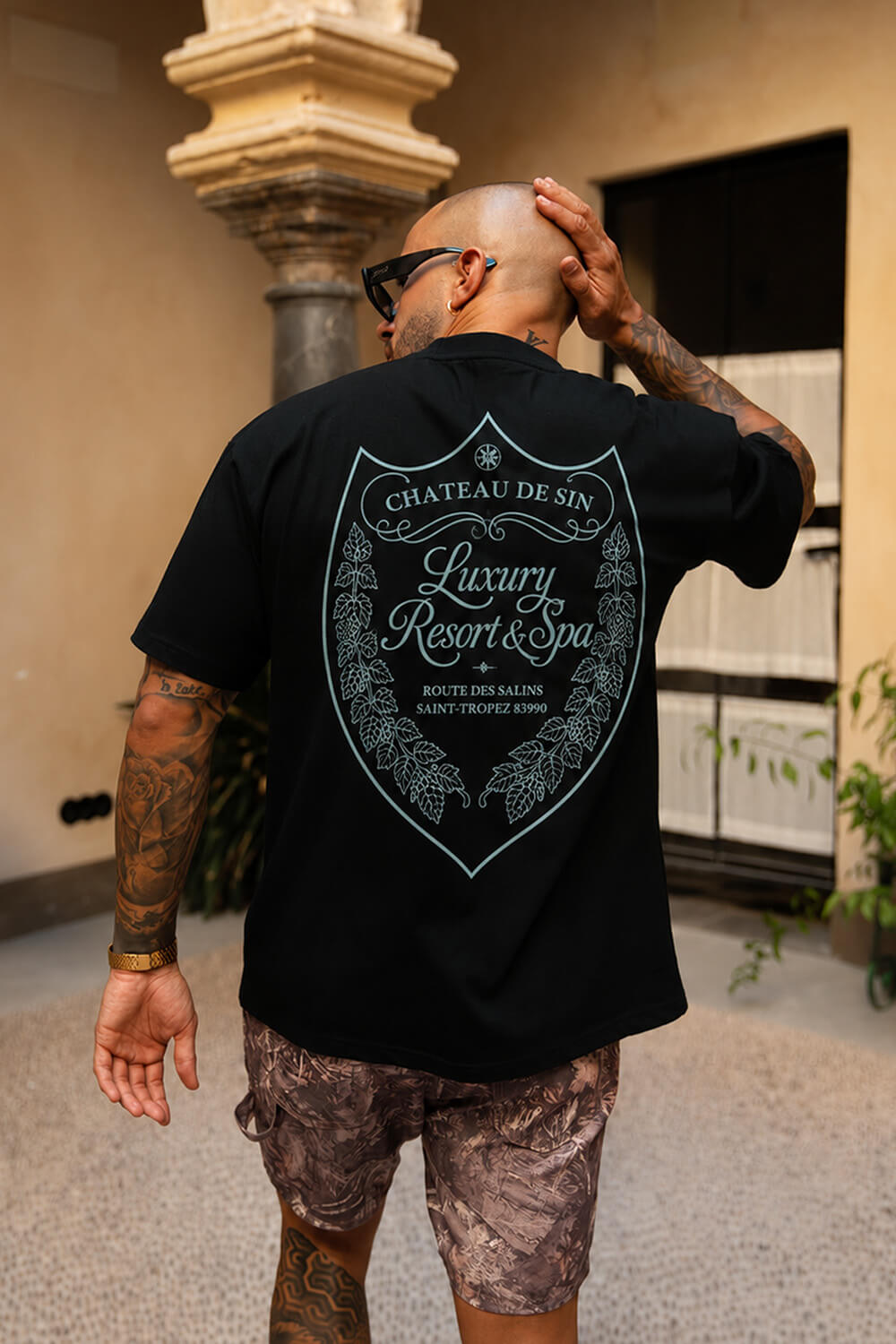 Resort Crest Tee - Black