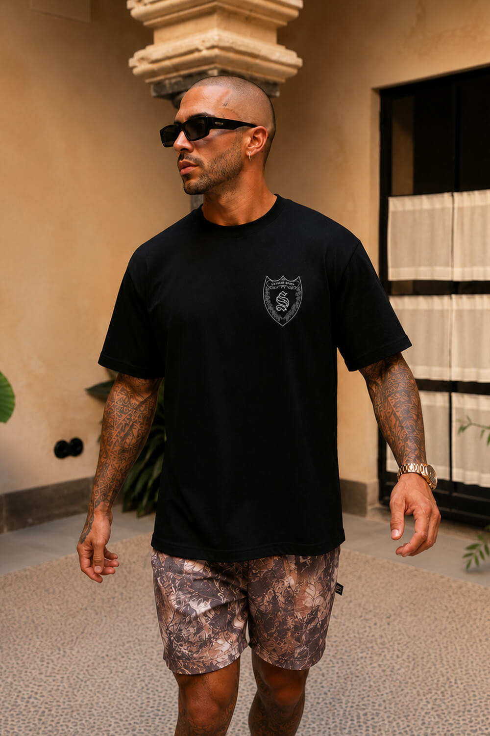 Resort Crest Tee - Black