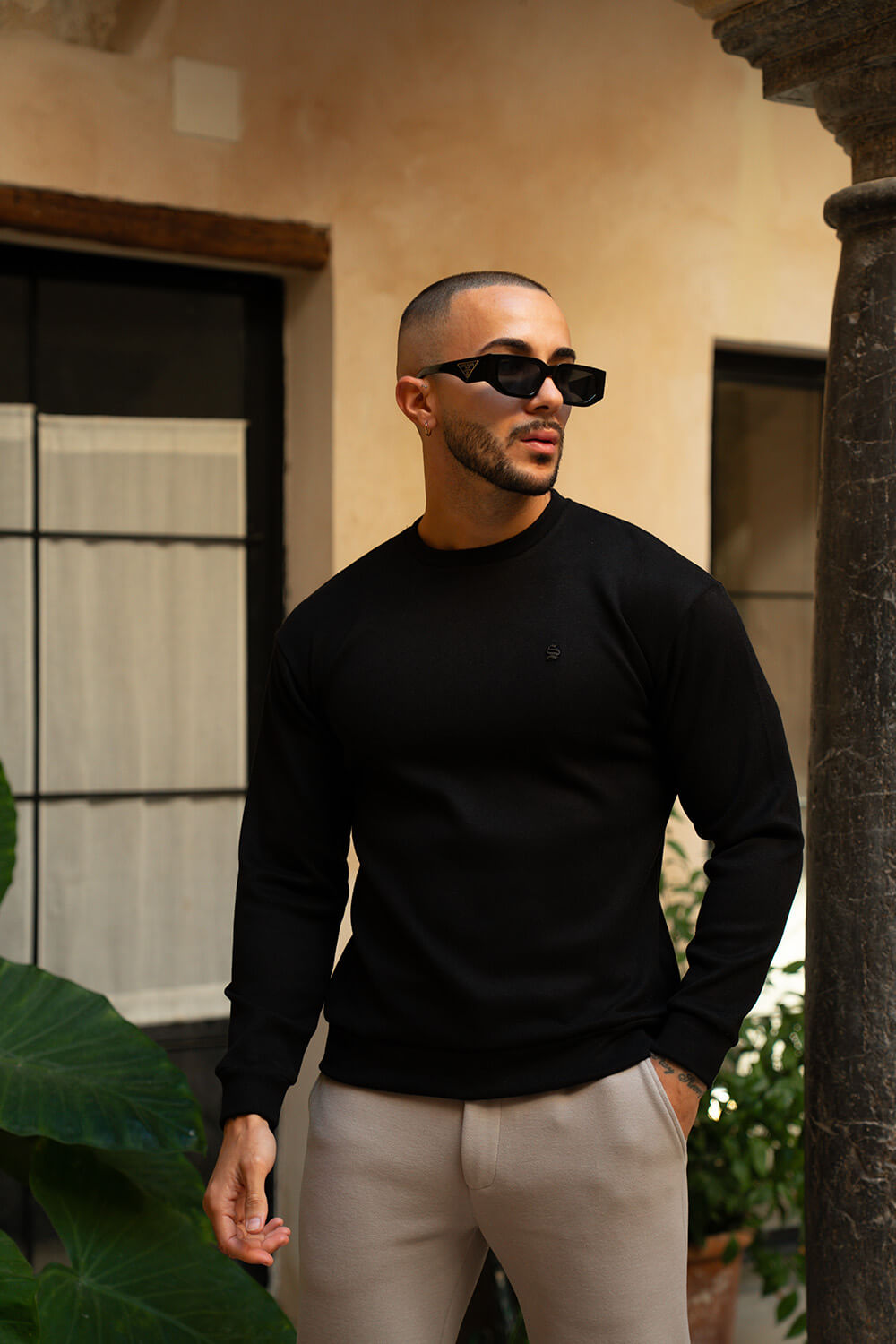 Sovrano Luxe Sweater - Black