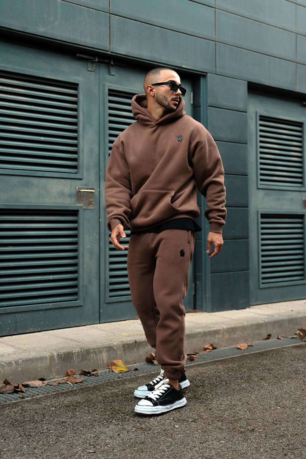 Core Luxe Hoodie - Brown
