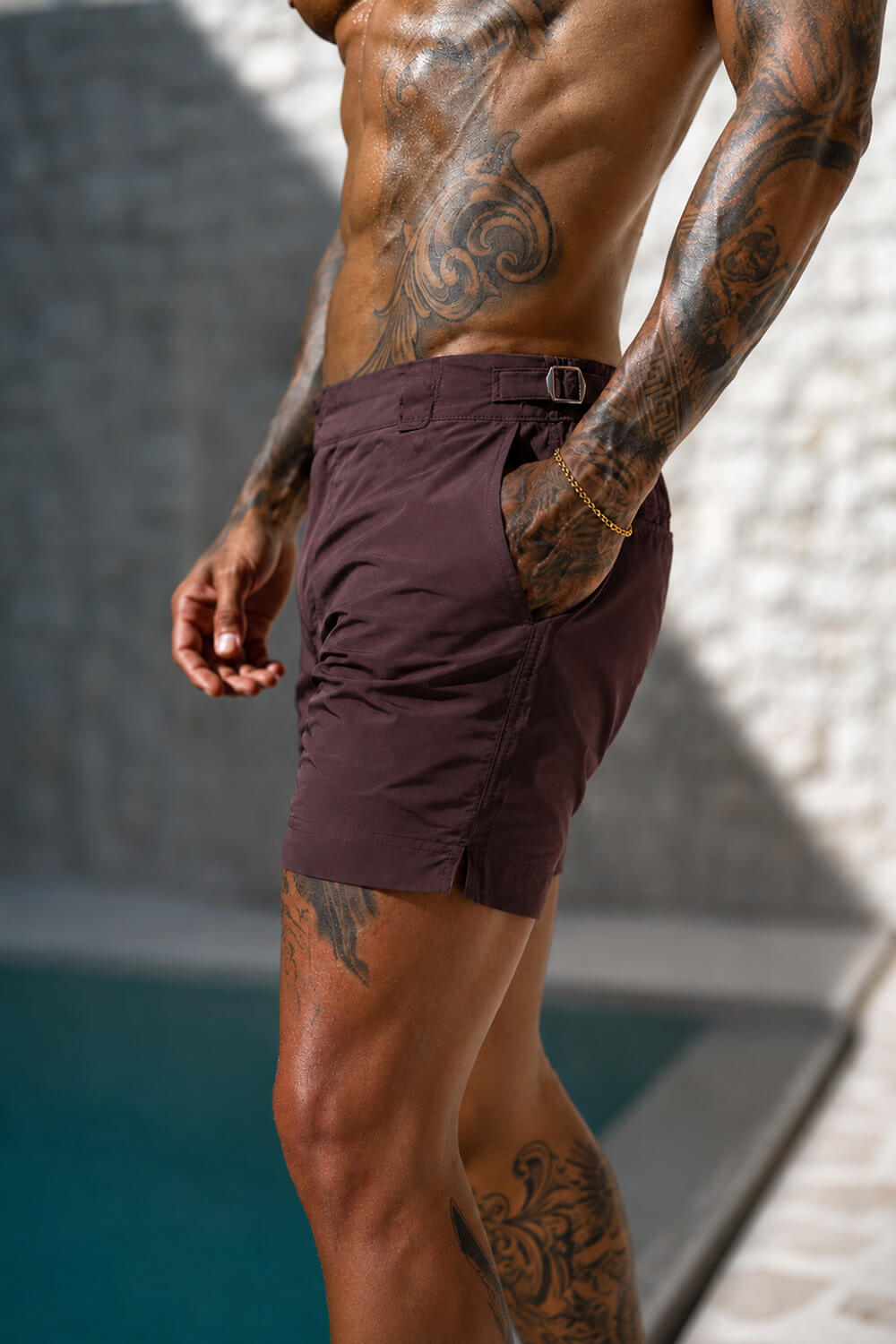 Amalfi Swim Shorts - Chocolate