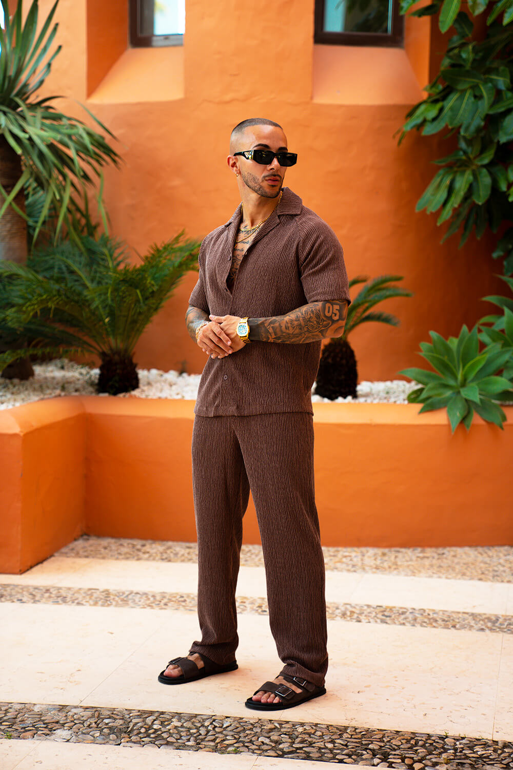 Casa Vero Trousers - Chocolate