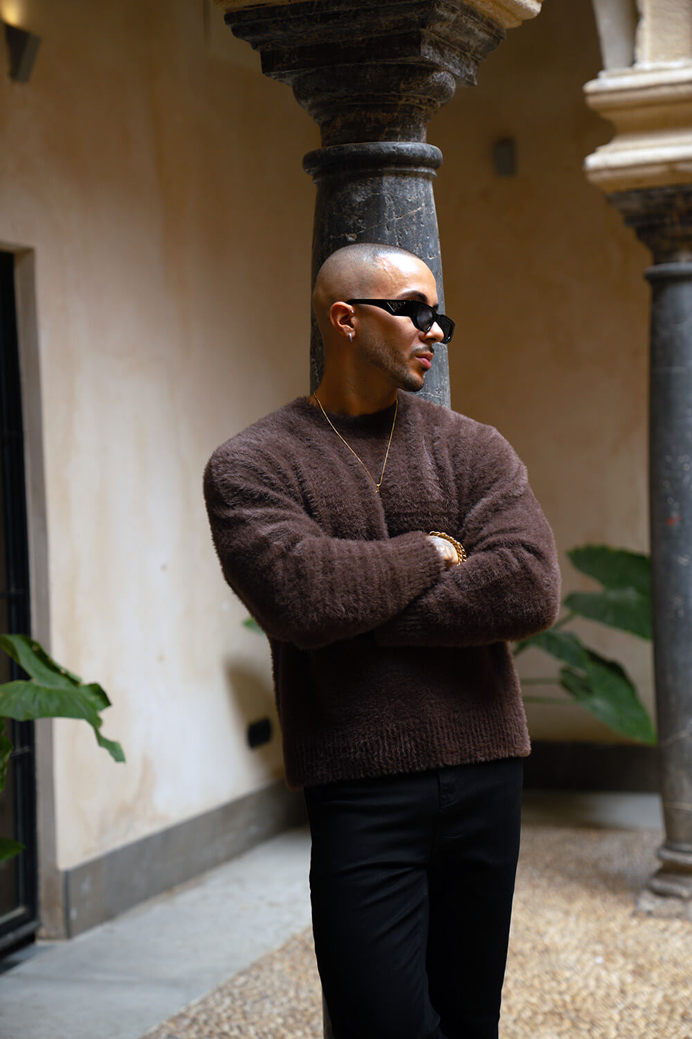 Cervino Mohair Sweater - Chocolate