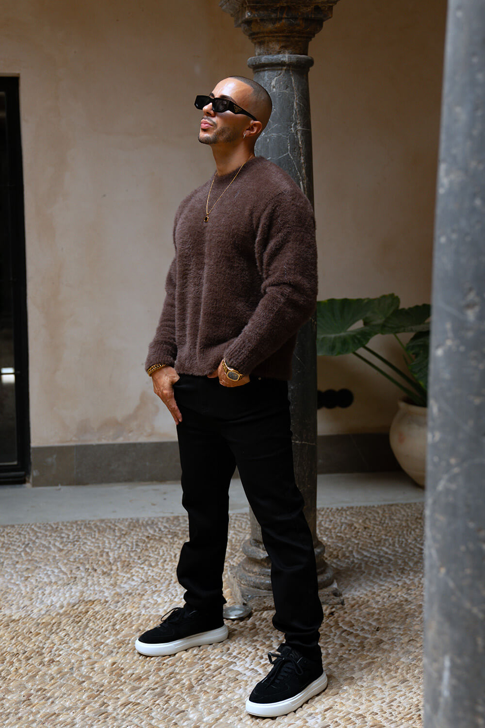 Cervino Mohair Sweater - Chocolate