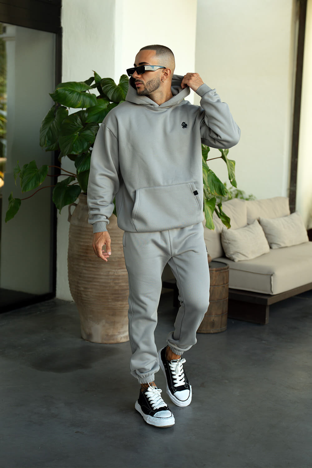 Core Luxe Joggers - Fog
