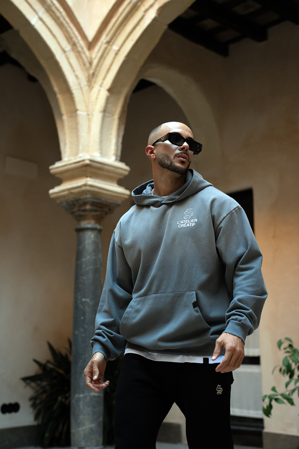 Atelier Acid Fade Hoodie - Grey