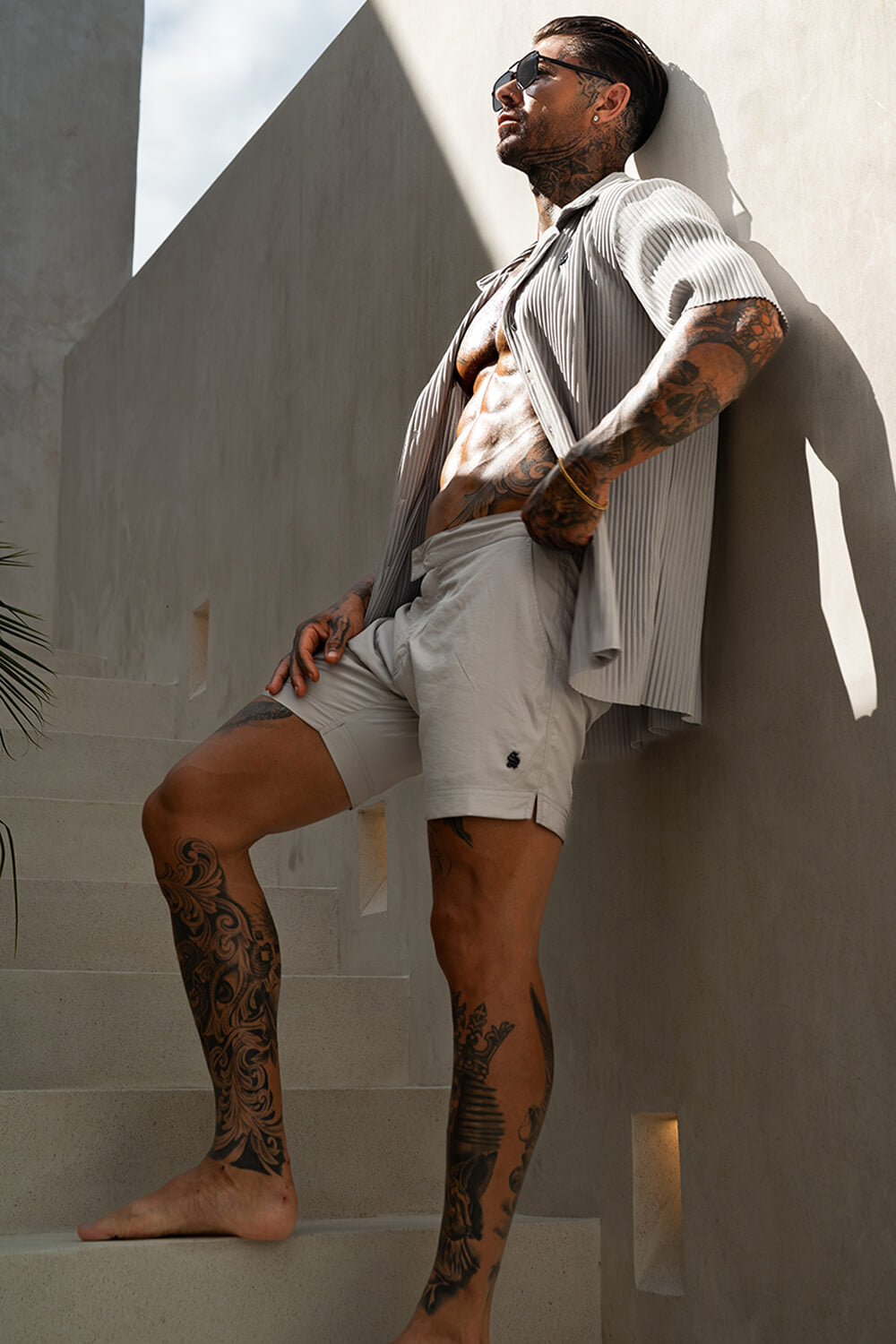 Amalfi Badehose - Grau