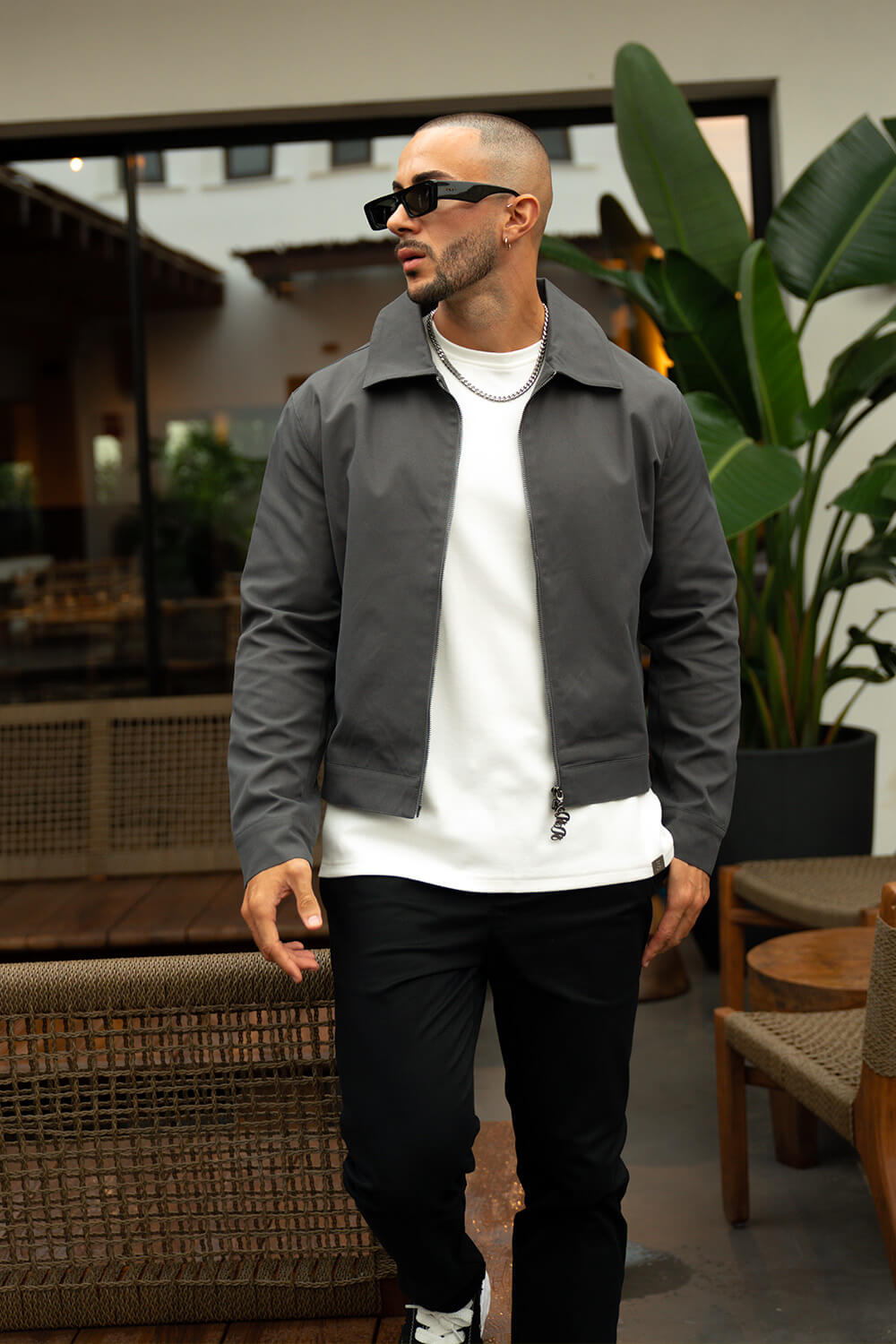 Harrington Jacket - Grey