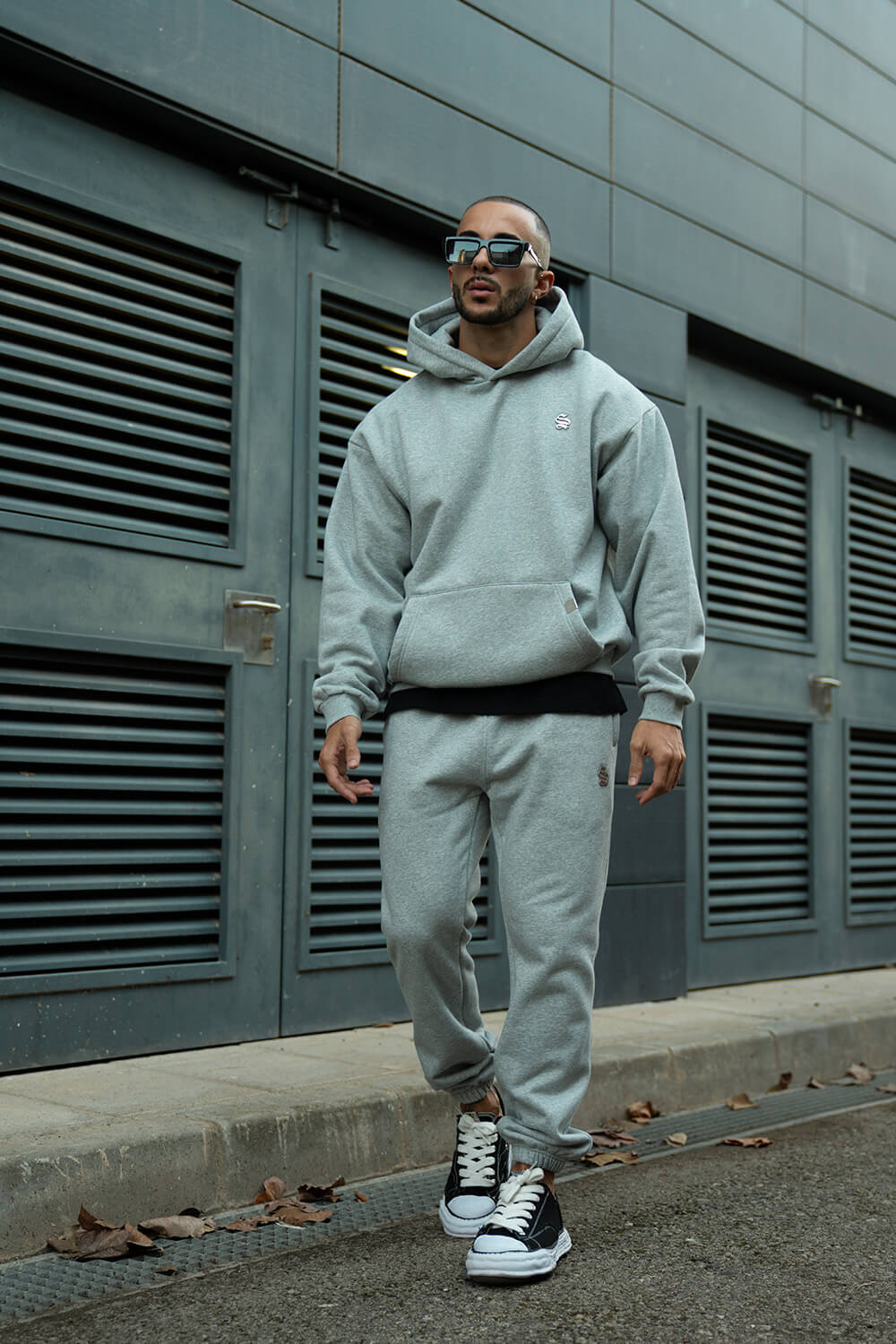 Core Luxe Hoodie - Grey Marl