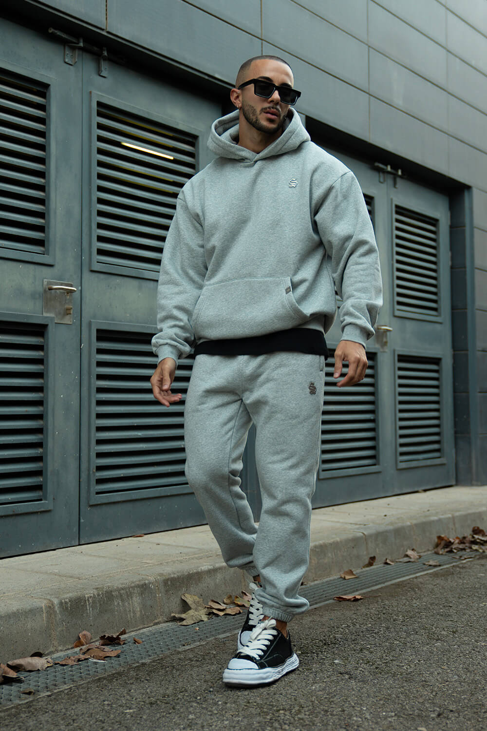 Core Luxe Hoodie - Grey Marl