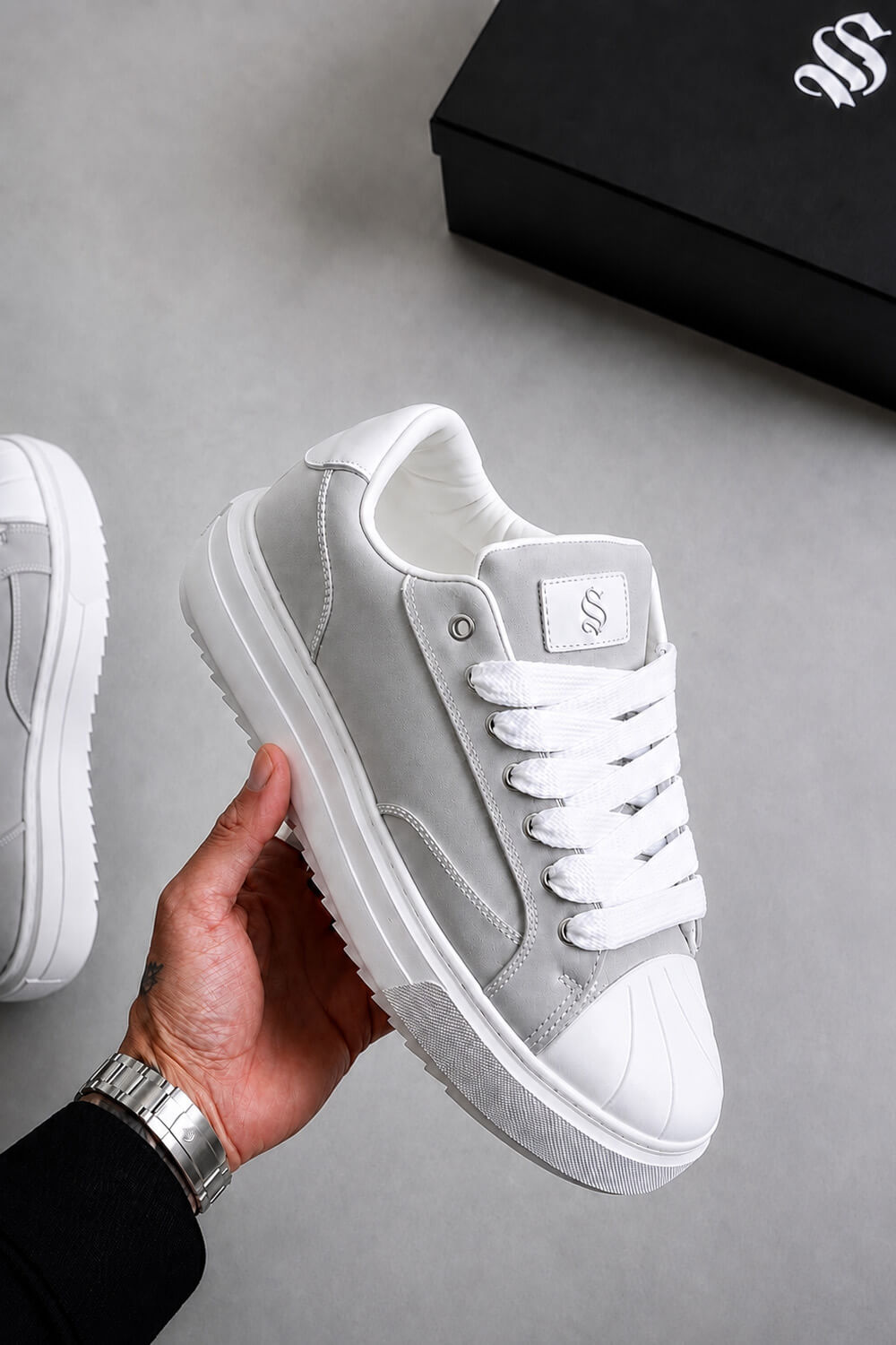 Onyx Trainers - Grey/White