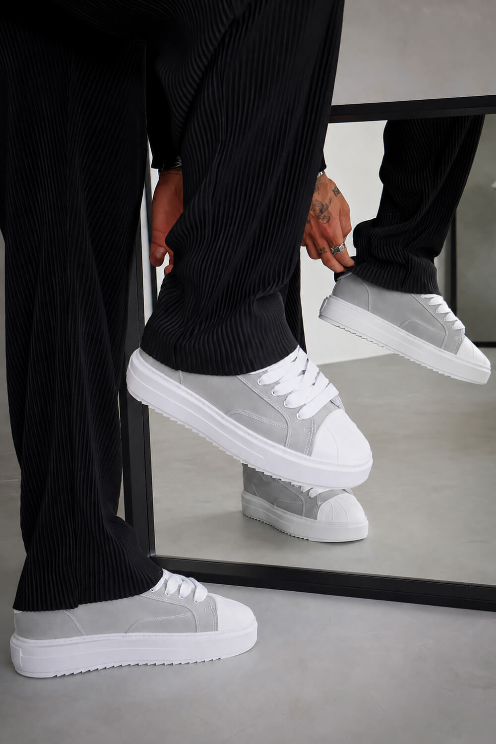 Onyx Trainers - Grey/White