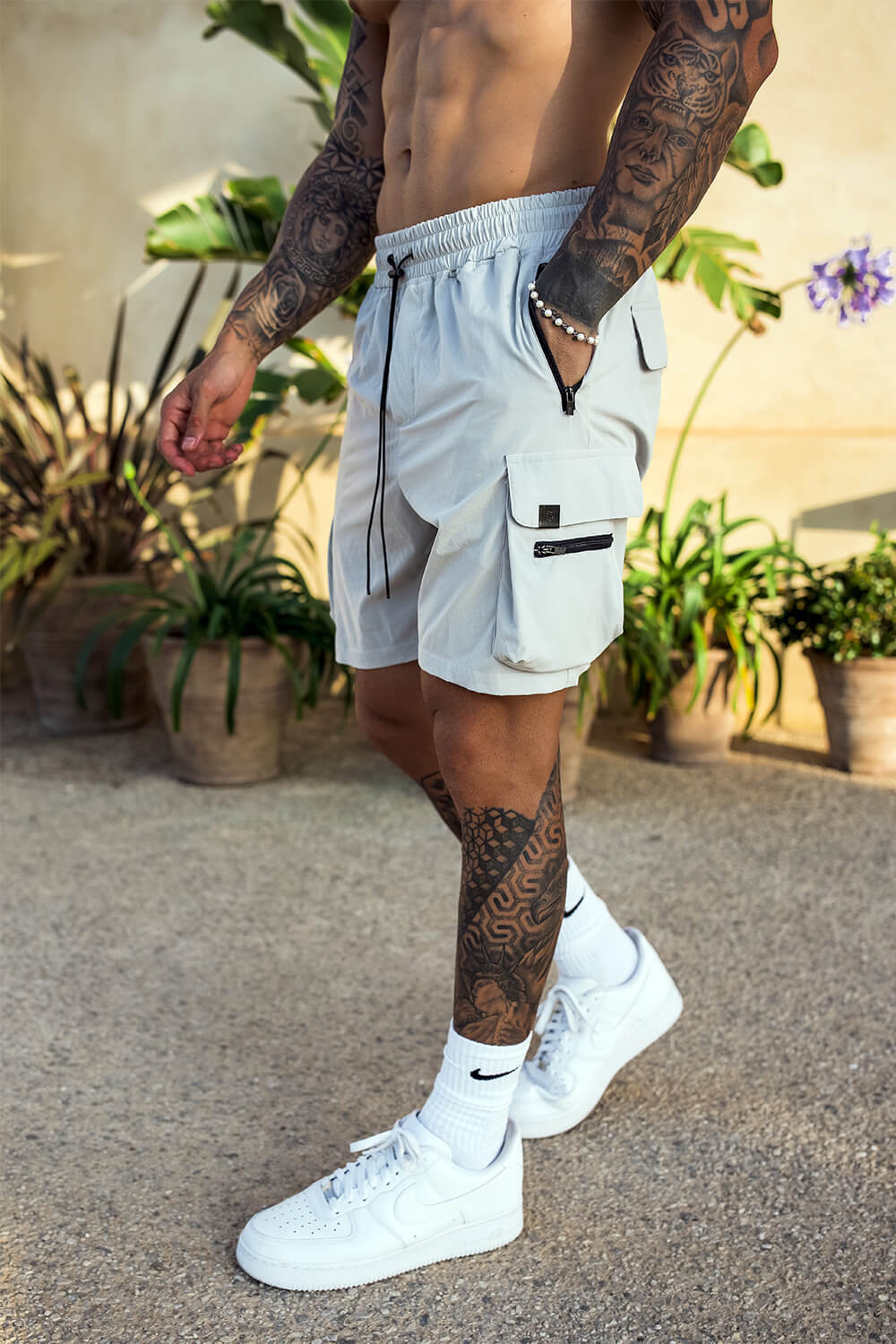 Raptor Cargo Shorts - Grey