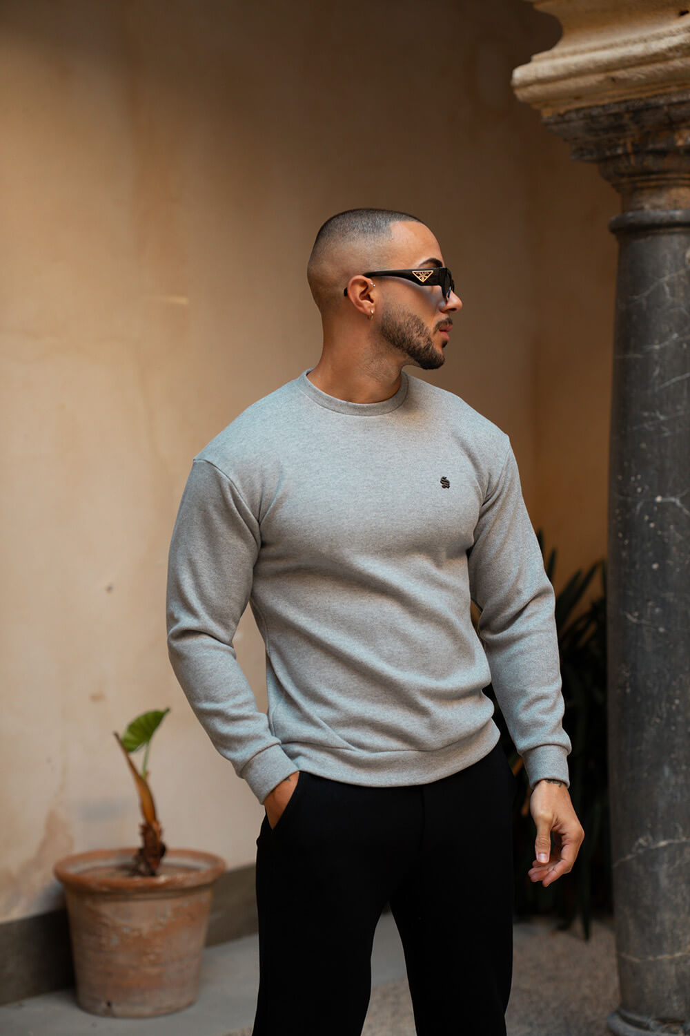 Sovrano Luxe Sweater - Grey