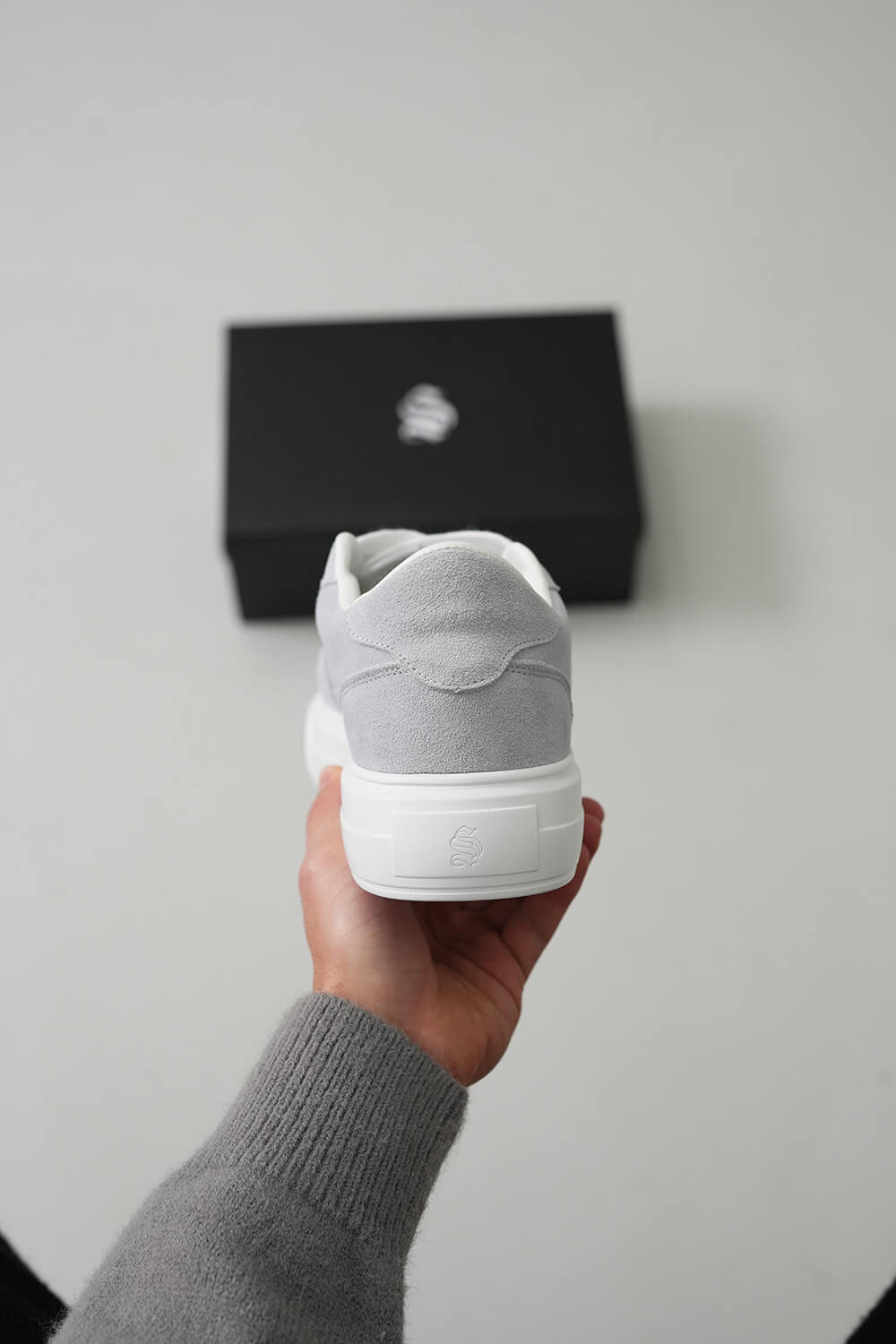 Court Suede Trainers - Grey