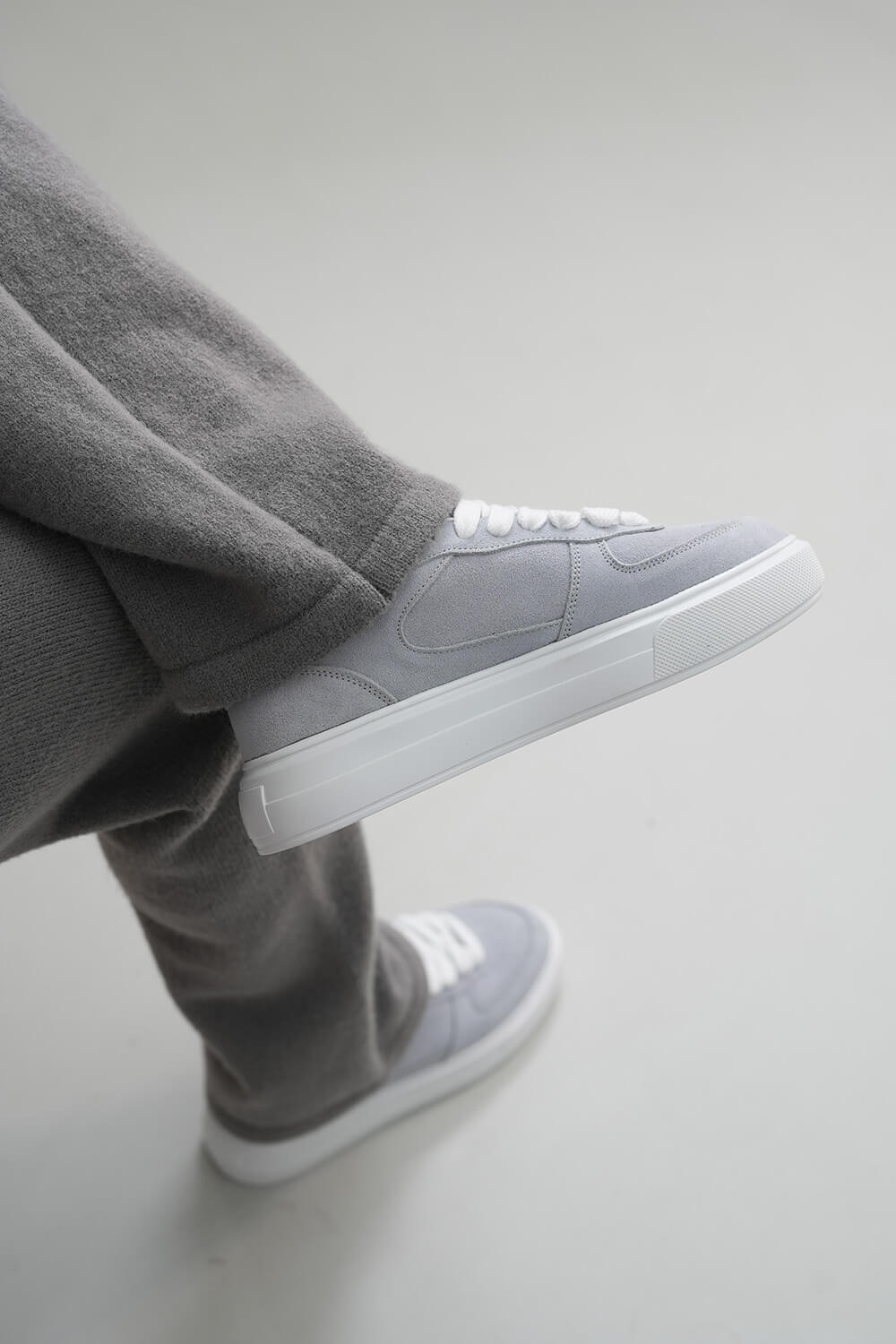 Court Suede Trainers - Grey