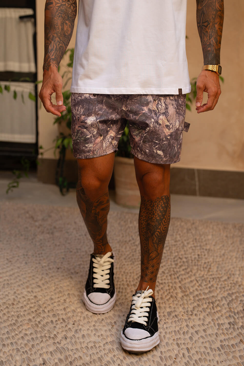 Pantalones cortos vaqueros Carpenter - Camuflaje de caza