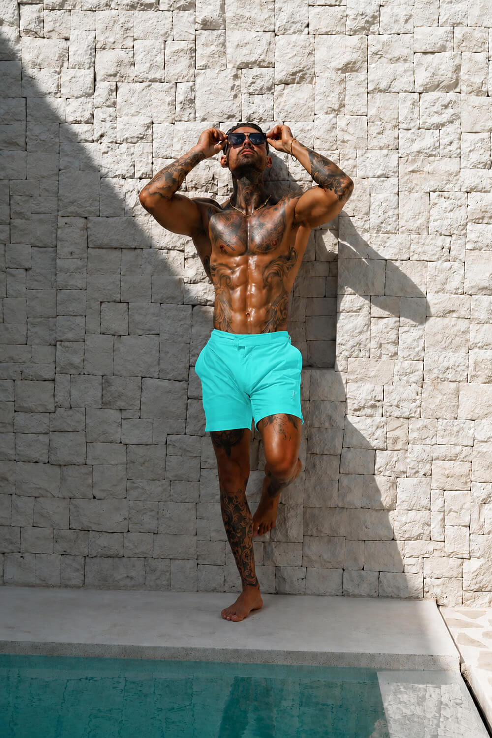 Amalfi Swim Shorts - Mint