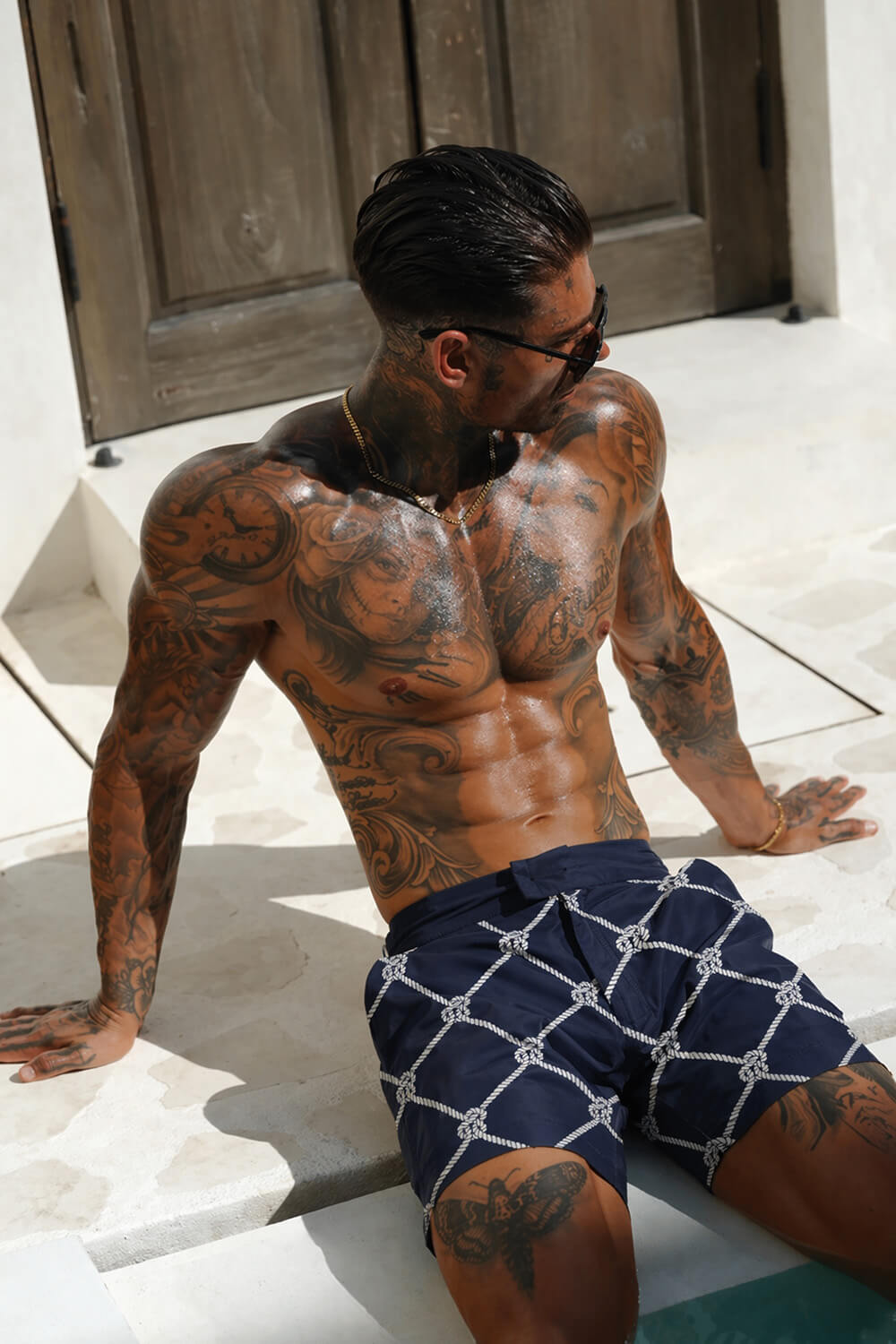 Amalfi Yacht Shorts - Navy