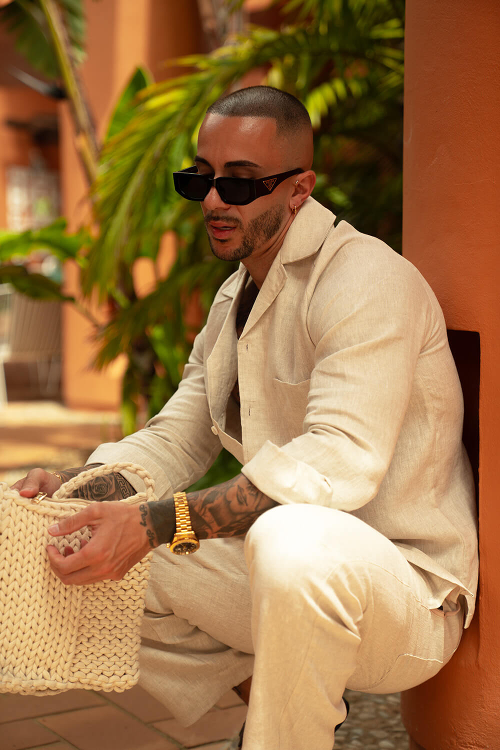 Varelli Linen Shirt - Oatmeal