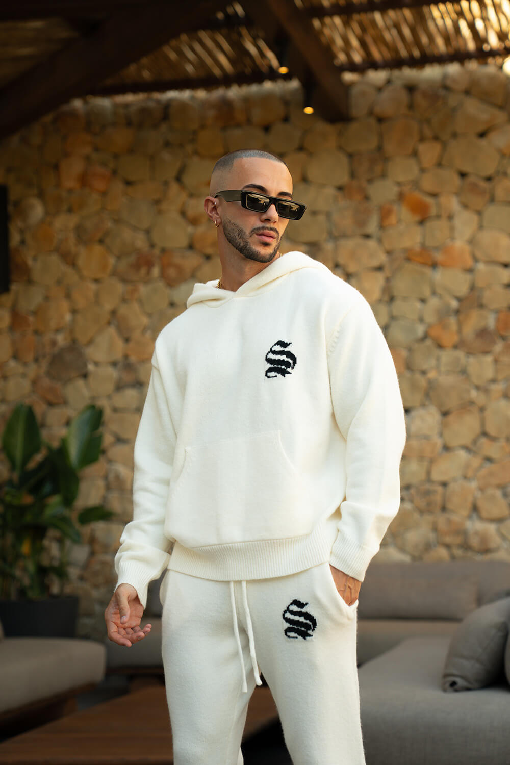 Palais Knitted Hoodie - Off White