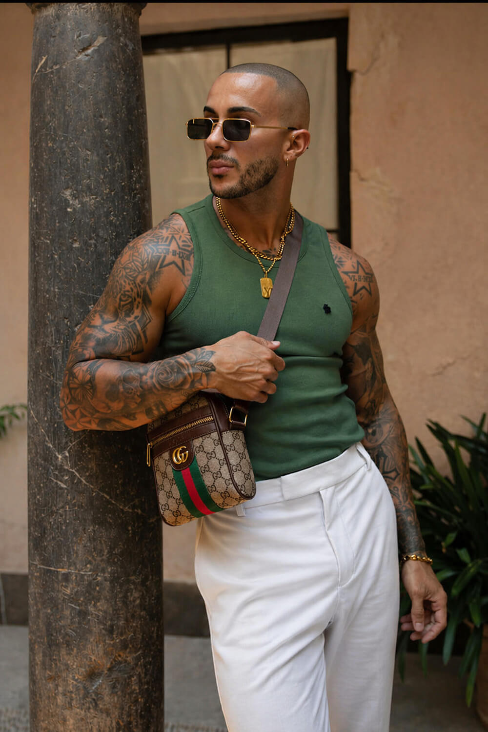 Cannes Luxe Vest - Olive