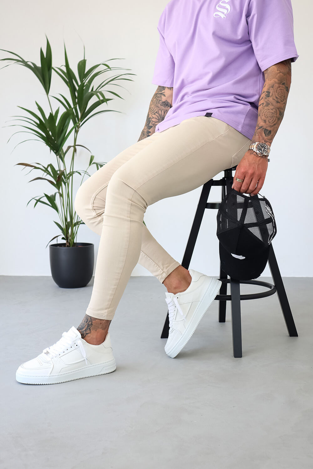 Non Rip Jeans - Sand