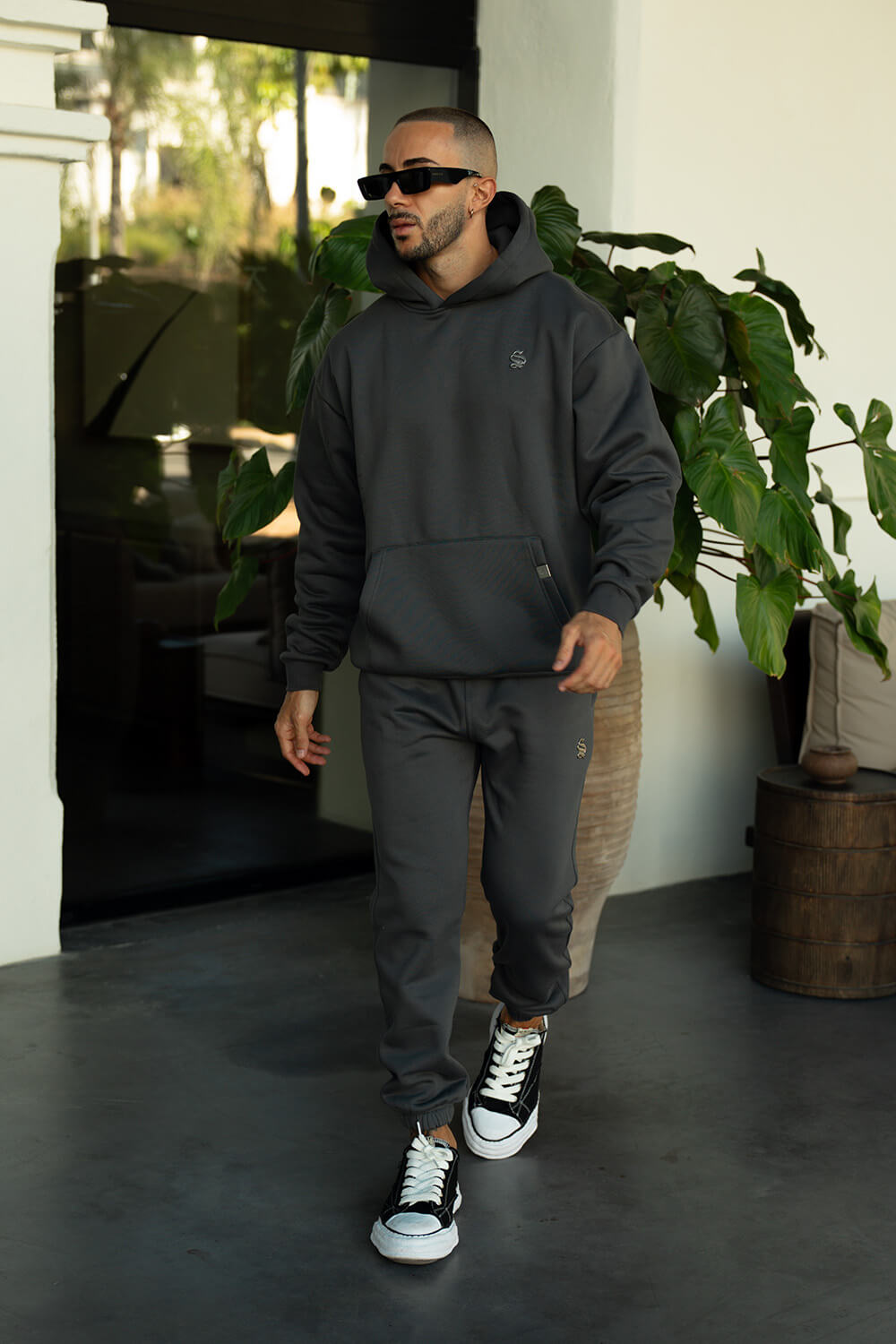 Core Luxe Hoodie - Steel